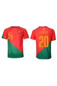 Portugal Joao Cancelo #20 Voetbaltruitje Thuis tenue WK 2022 Korte Mouw